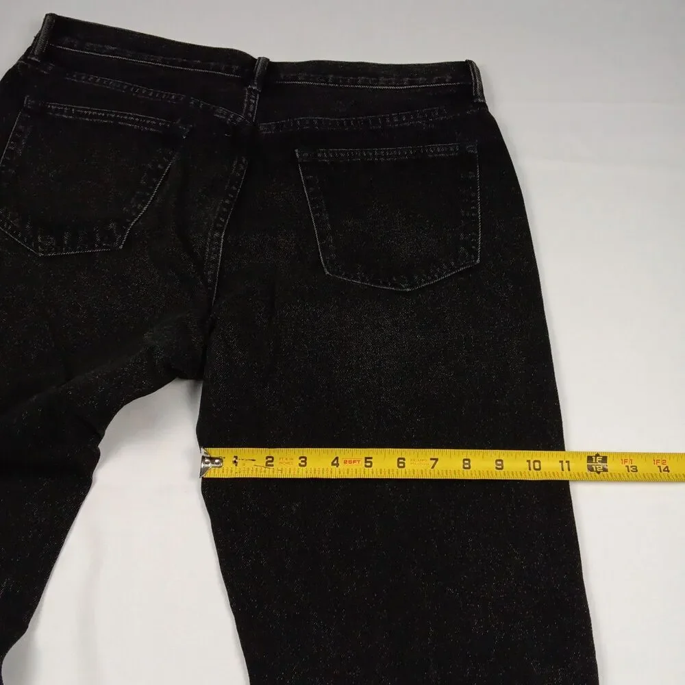 AYR Jeans Mens 34 x 32 The Normie Straight Leg Inky Black Premium Denim NWOT